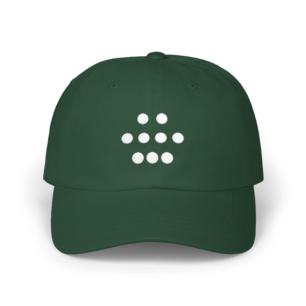243 Nine-Dot Embroidered Cap