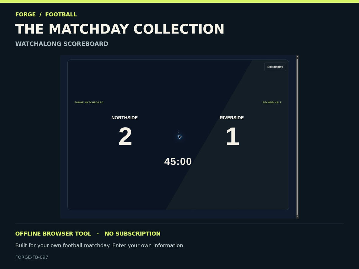Watchalong Scoreboard — actual editable design or tool preview; unofficial digital product