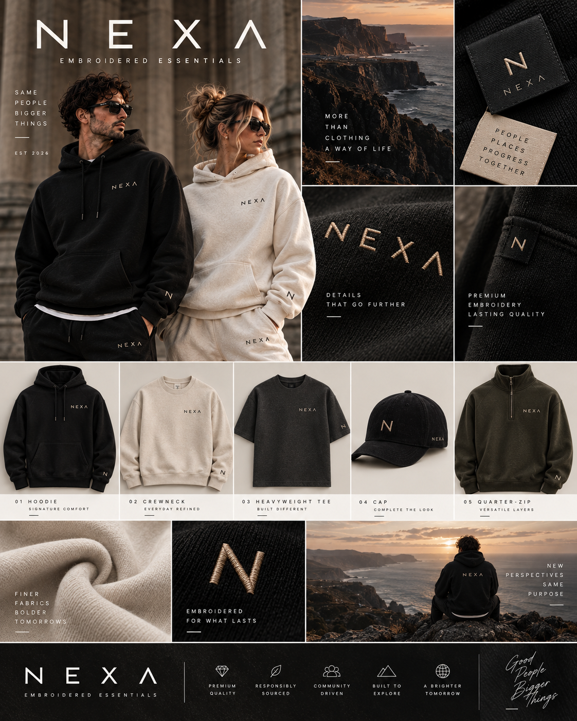 NEXA Embroidered Hoodie approved reference