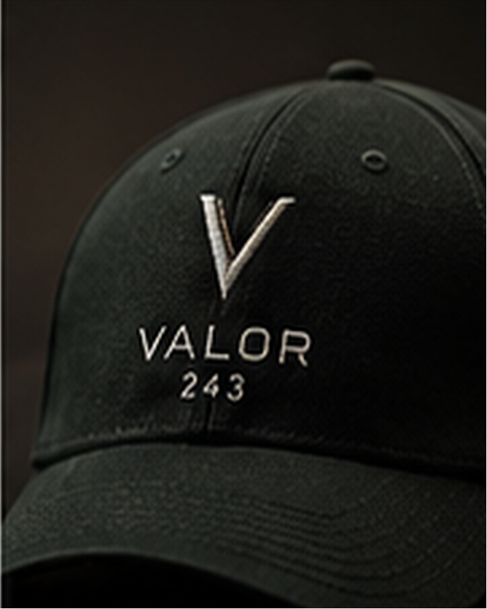 VALOR Embroidered Cap premium campaign image