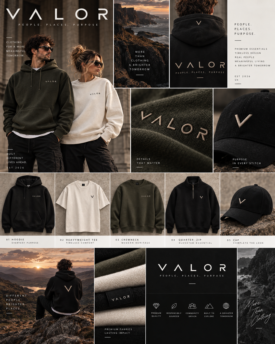 VALOR Embroidered Hoodie approved reference